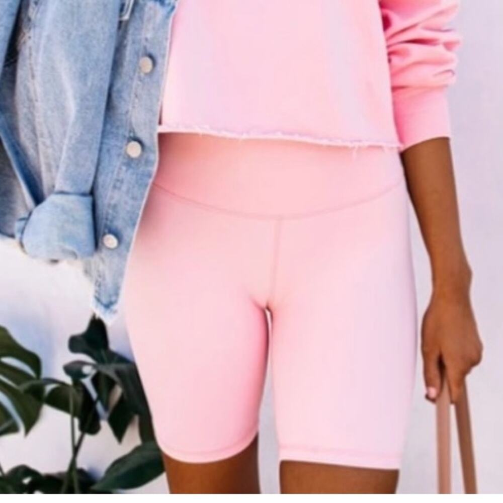 All fenix pink workout shorts size medium athletic athleisure stitchfix